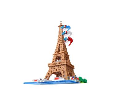 Kawada NB-057 Nanoblock Banks of the Seine In Paris DELUXE EDITION Japan NEW