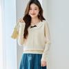 Women's Stylish Wool Blend Jacquard Knit Sweater