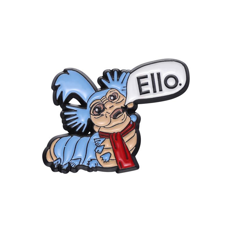 Brooch Trendy Cartoon Creative Monster Design Colorful Metal Pin For Fashion Individuals Forward