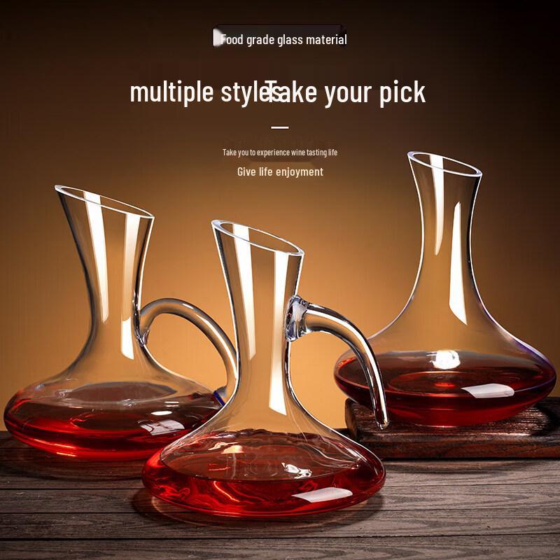 Qīwēi Handmade Crystal Glass Wine Decanter