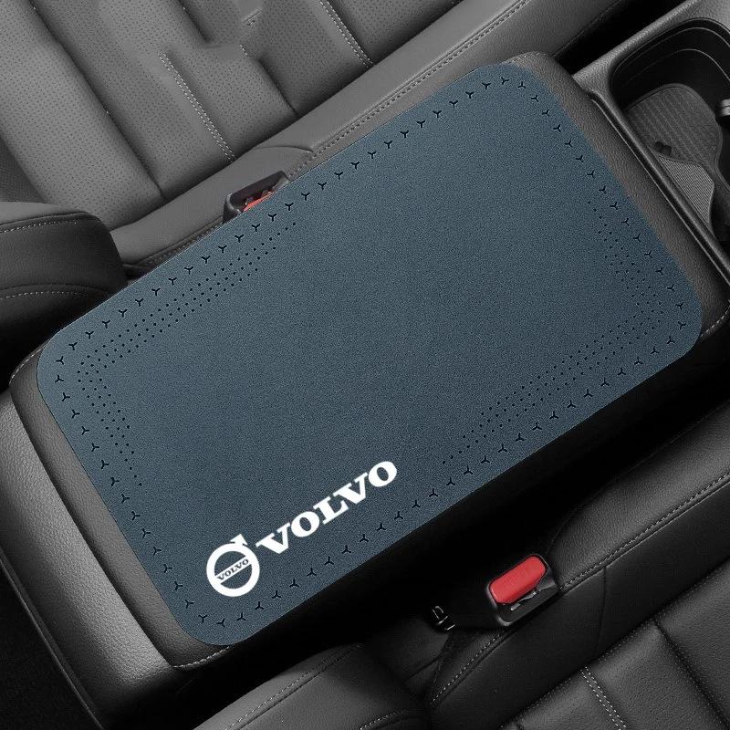Auto-Armlehnenpolster Mittelkonsolen-Box-Abdeckung Schutzpolster für Volvo V60 V40 XC90 S60 XC60 EM90 V50 V70 S90 XC40 S80 T6 V90 EX30