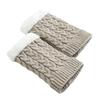 Winter Warm Crochet Knitted Boot Cuffs Toppers Socks Short Leg Warmers Cable Knit Ankle Heap Socks Womens Boot Socks