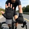 Guanti Fitness Unisex Senza Dita Antiscivolo con Protezione per Polso per Allenamento con Manubri e Trazioni