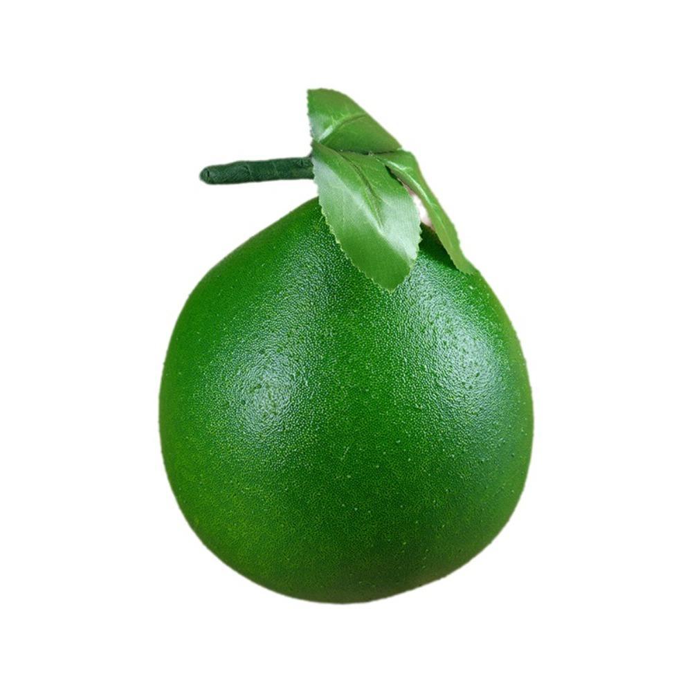 Lifelike Fake Grapefruit Foam Grapefruit Model Artificial Fruit Pomelo Photo Teaching Green S