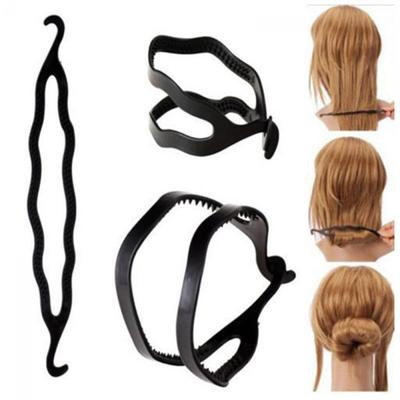 Fashion Black Women Stick Bun Maker Hair Twist Styling Clip