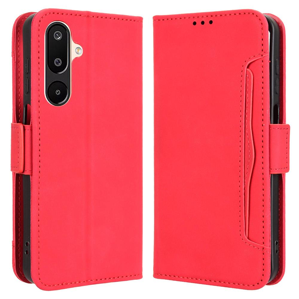 For Samsung Galaxy M16 5G/F16 5G Leather Case Phone Wallet Cover with Multiple Card Slots