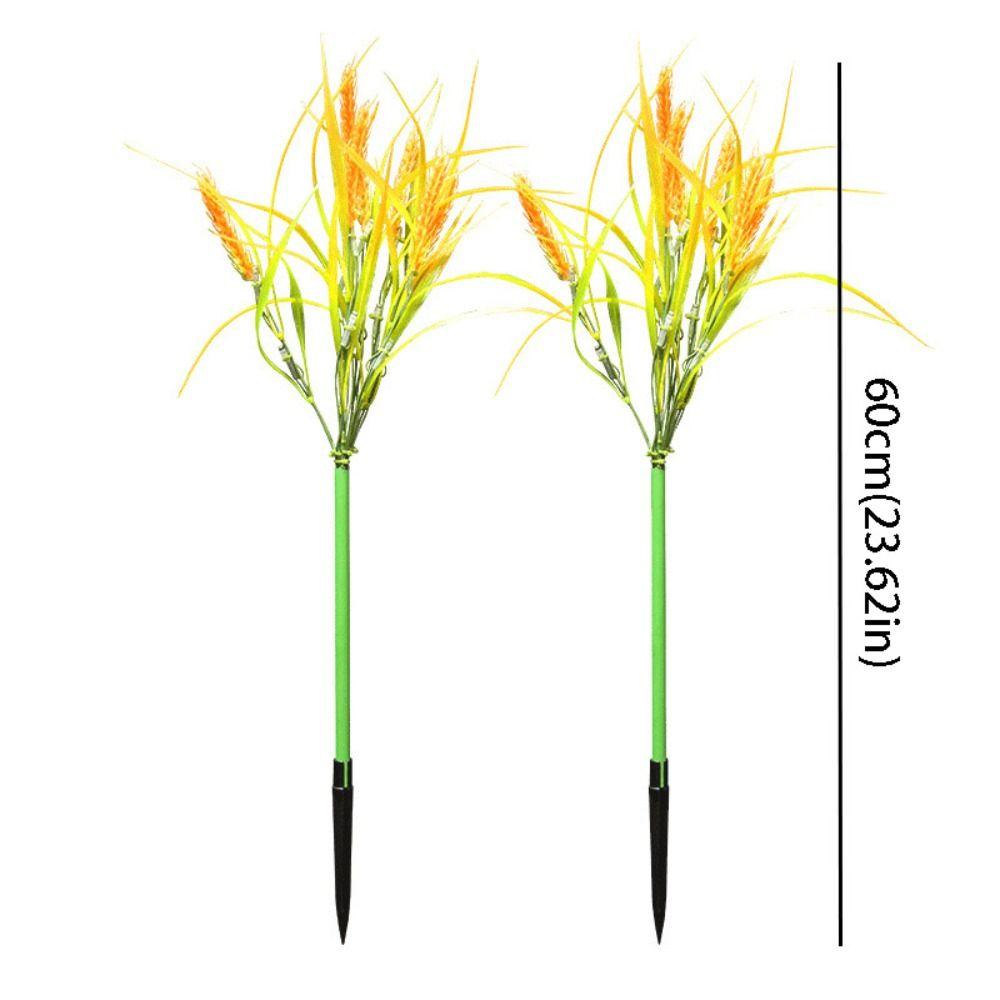 Solarbetriebene Bodenleuchte Erdspieß Weizenährenleuchte Solarleuchte Gartenbeleuchtung