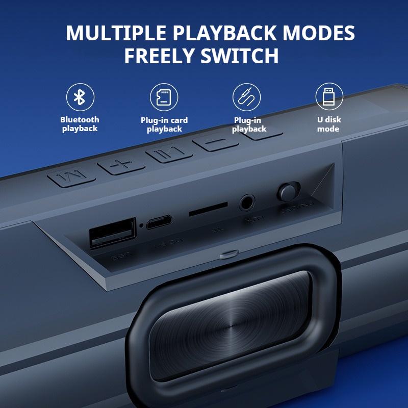 30W Powerful Wireless Bluetooth Speaker Colorful Light Stereo Sound Portable Subwoofer Family Party Karaoke Boombox Waterproof