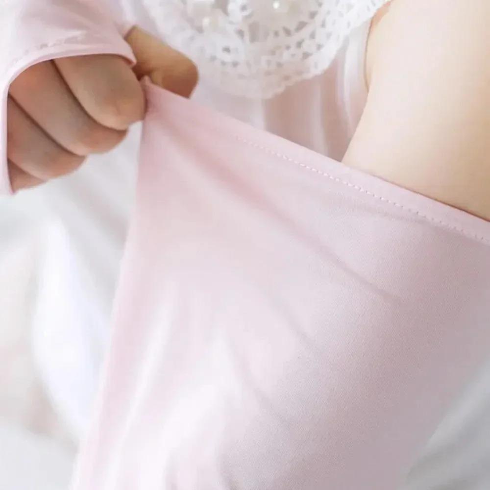 2PCS/Pair Long Length Ice Silk Sleeves Soft Loose UV Protection Sleeves  Summer