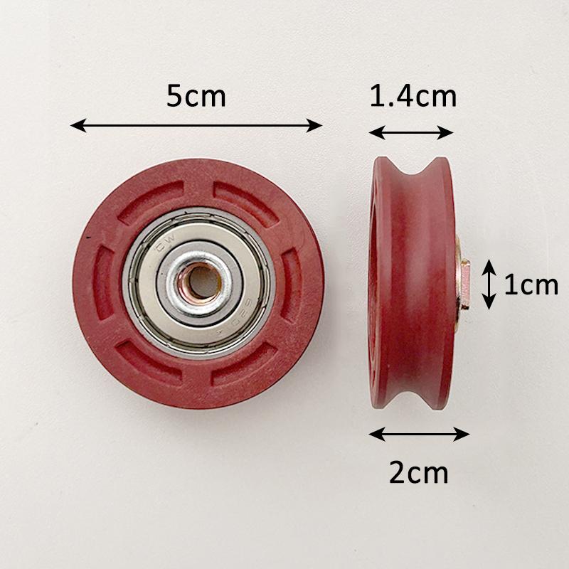 Applicable For KONE Elevator Door Hanging Wheel Diameter 50mm Thickness 14mm Inner Diameter 7mm  Model 6201