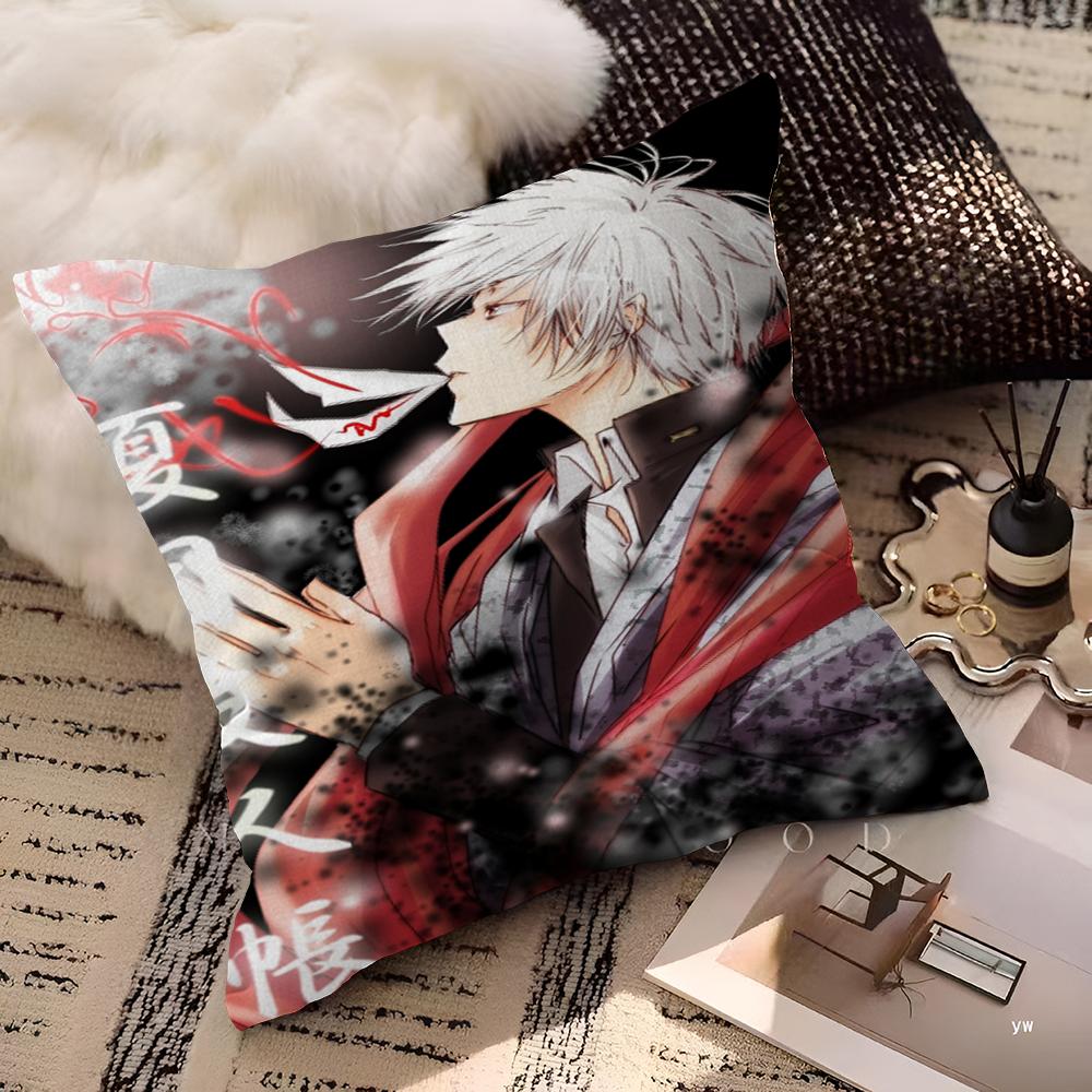 Natsume Yuujinchou Pillow Gifts Home Office Furnishings Bedroom Sofa Car Cushion Cover Case 45x45cm