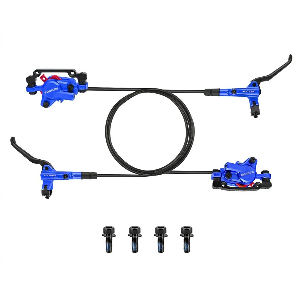 Hydraulic Disc Brake Dual Piston Mountain Bike Brakes Compatible with Multiple Models