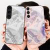 Lucky Butterfly Painting For Samsung S26 S22 S8 S9 S10 S20 Ultra S21 Pro S22 Plus S23 FE S24Ultra S25 Edge S24+ Glass Phone Case