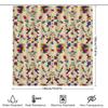 Colorful Birds And Flowers Bath Shower Curtain Decor For Bathroom 3D Printing Waterproof Fabric Various Sizes Available