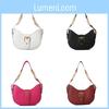 White French Style Underarm Bag 2023 Autumn Winter New Pure Color Pu Shoulder Bag Trendy Street Fashion Chic Handbag
