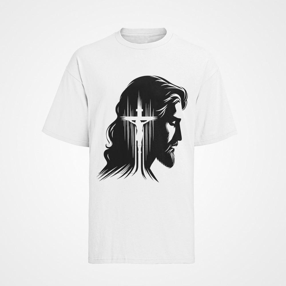 

Jesus Face Is King Faith Christians Beds T-Shirt Womens S-XXXL Oversized L