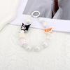 Sanrio Kuromi Stitch Letter Plate Phone Chain Keychain Bag Pendant Accessories