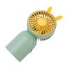 Handheld Mini Fan USB Charging Portable Cartoon Bunny Ears Stable Fan Base Design Small Fan for Outd
