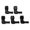 5 Pcs 90 Degree Fuel Line Fitting Adapter Leakage Prevention 6AN Female To 38in Barb Hose End
