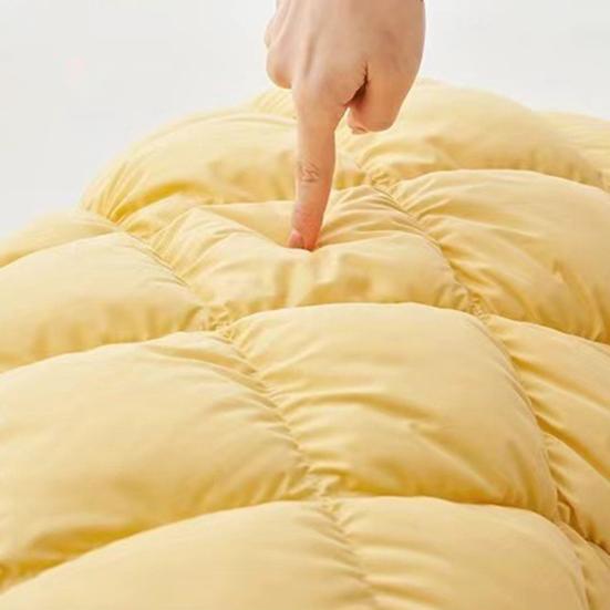 Pineapple Pillow Soft Fluffy Neck Pillow Stuffed Down Pillow Balanced Softness And Support for Back Side Stomach Sleepers