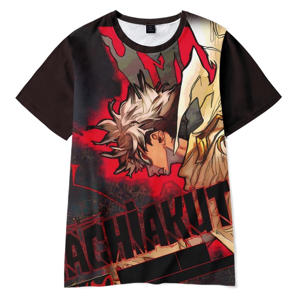 7 Colors New Summer Women Men's Short Sleeve GACHIAKUTA Cartoon Tshirts Fitness Clothing New Men Tee Shirt Cosplay T-Shirts