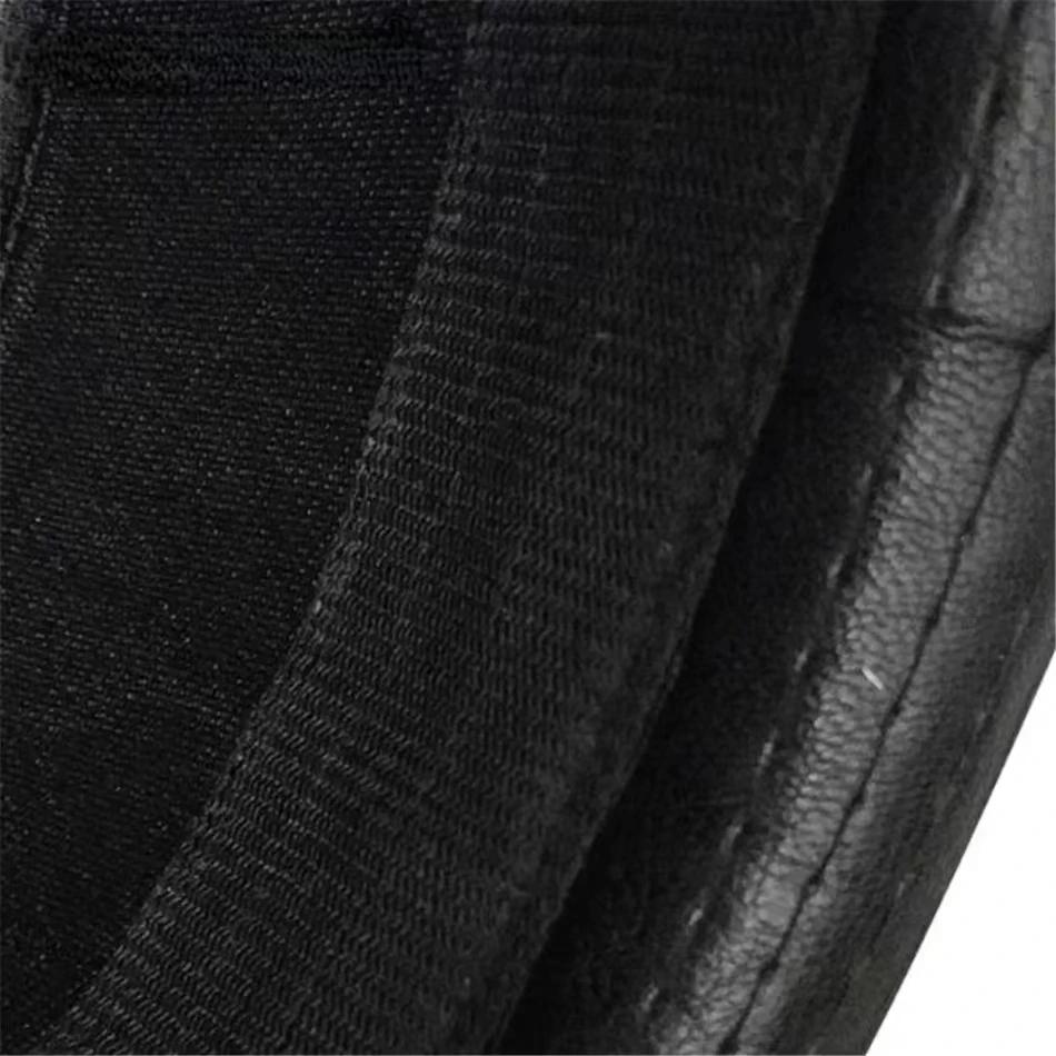 Neue Mode Herren Schwarzer Leder Trilby Hut Männliche Fedora Kappe Retro Damen Herbst Marke Porkpie Hüte Herren Vintage Jazzhüte