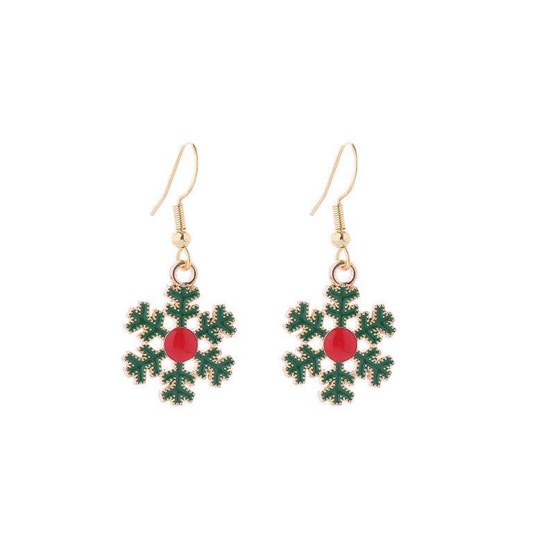 Christmas Earrings: Small Santa, Reindeer, Snowman Studs