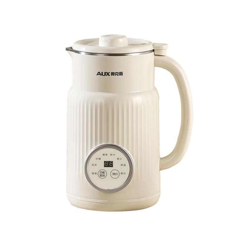 AUX 8-in-1 Nussmilchbereiter Maschine 1,5L – Selbstgemachter Soja-, Mandel-, Hafer- & Kokos-Pflanzenmilchbereiter – Startverzögerung, Warmhaltefunktion, Selbstreinigend