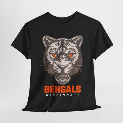 Cincinnati Bengals Fan NFL Team Unisex Heavy Cotton Tee Shirt Unisex T-Shirt