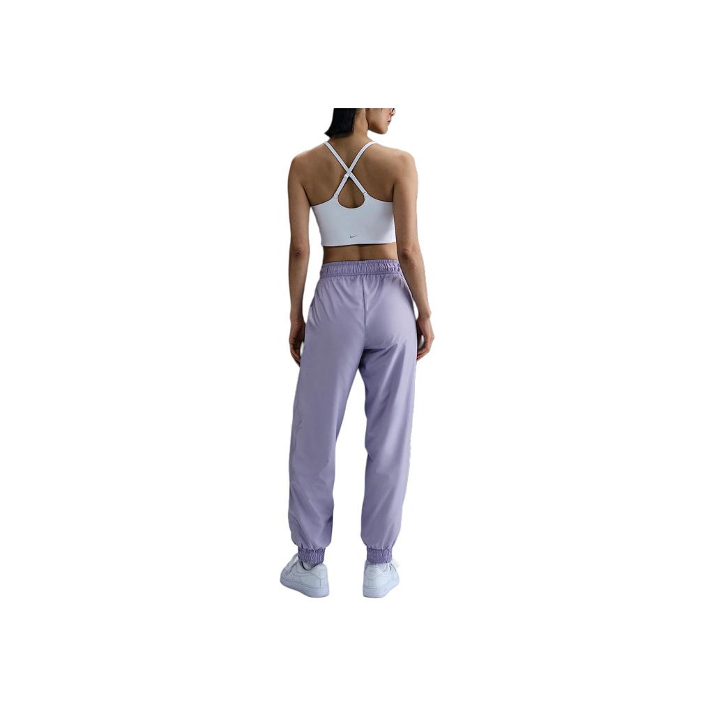 Nike Solid Color Mid-Rise Loose Fit Jogger Pants Women Bottoms Light-Purple FV7661-533