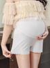 High Waist Maternity Tummy Support Pants, Plus Size, Anti-Exposure, Ice Silk Base Layer for Summer.