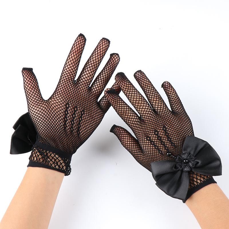 Children Flower Girl Wedding Gloves - Dress Gloves for Kids, Party Accessories