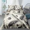 Money Queen Duvet Cover Dollar Bills Bedding Set For Boys Girls Teens Decor Microfiber The Ben Franklin Portrait Comforter Cover