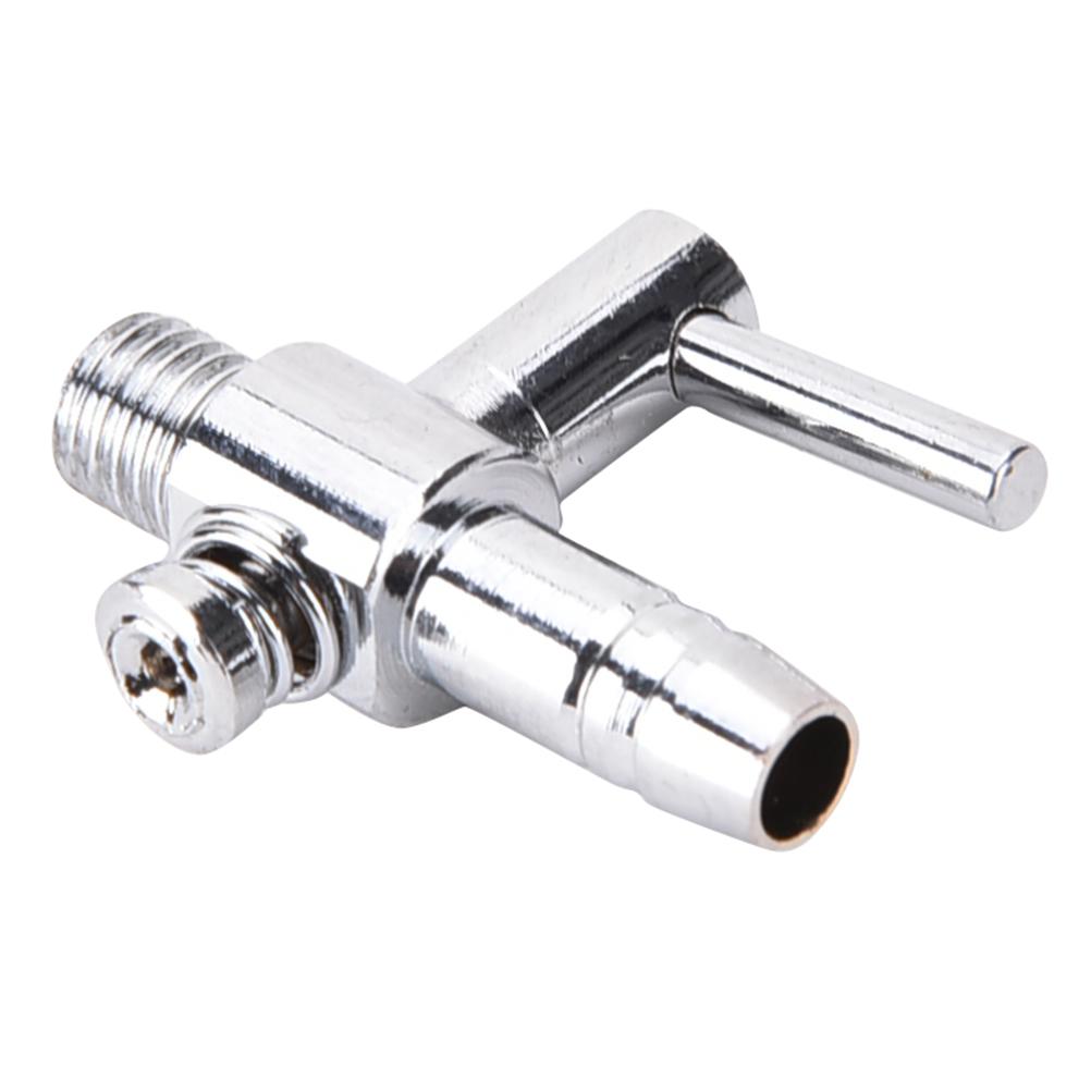 1Pc Thread Stainless Steel Aquarium Air Flow Distributor Lever Control Valve