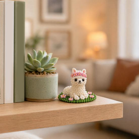 Animale con Perline 3D Carino Kit Fai da Te con Perline Rana Alpaca