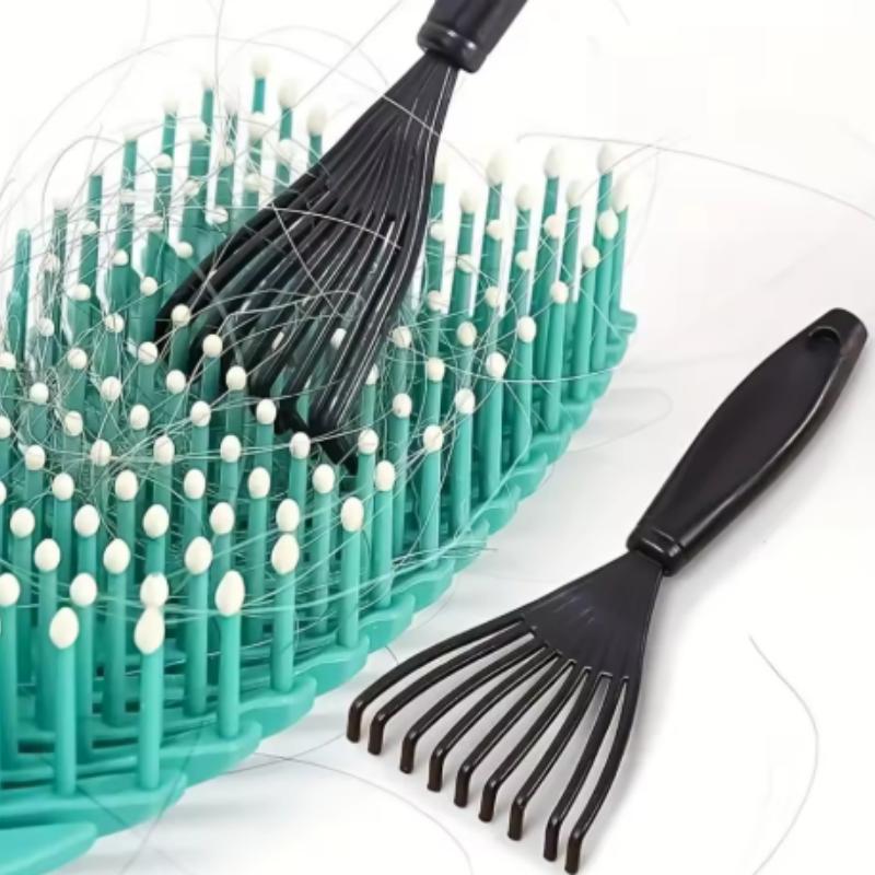 1/3/5/10pcs mix Comb Hair Brush Cleaner Plastic Handle Cleaning Remover Embedded Hair Brush Cleaning Tool
