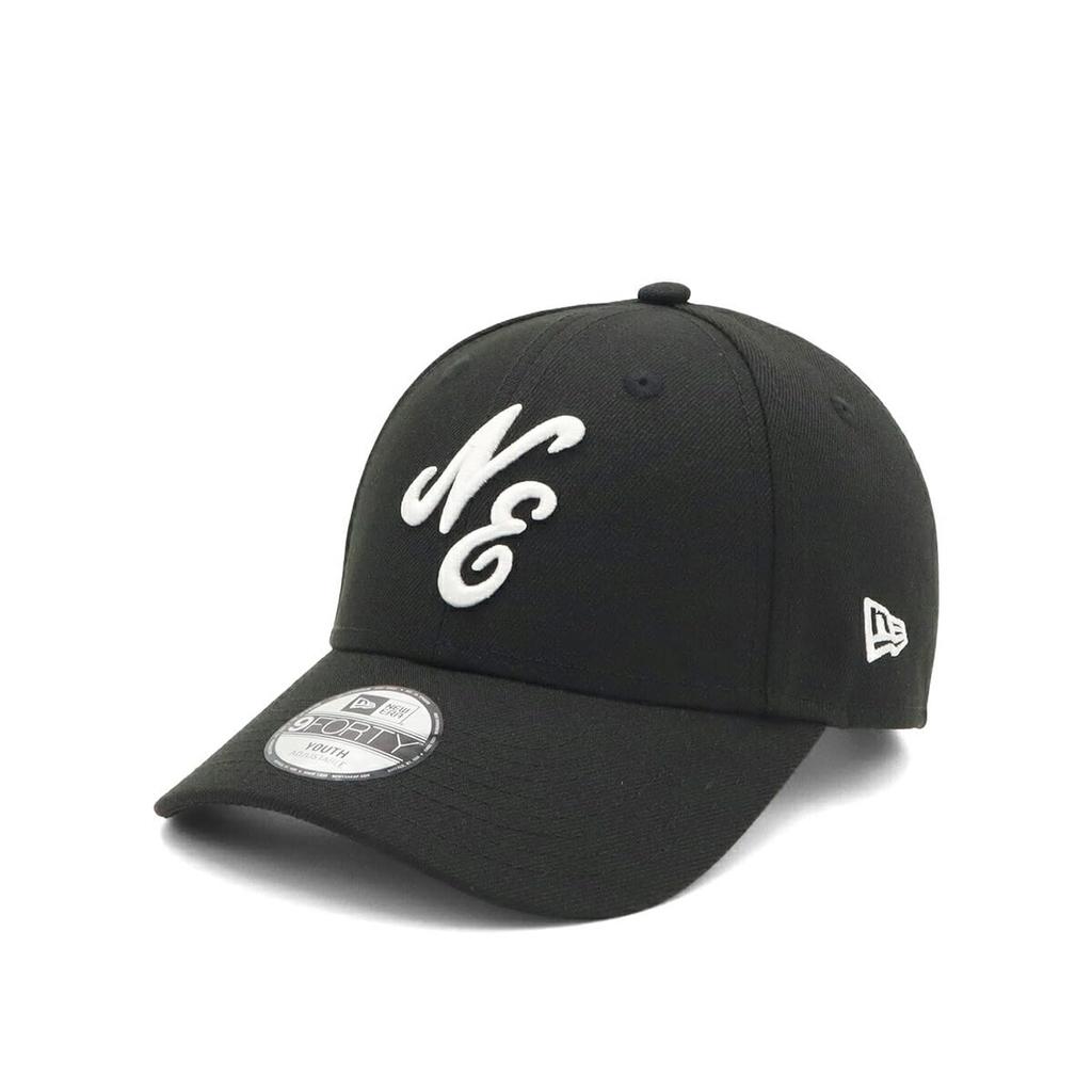 New Era Kids Cap 9FORTY NE Logo Black YOUTH52-56cm YTH940 NELOGO BLK WHI 25J