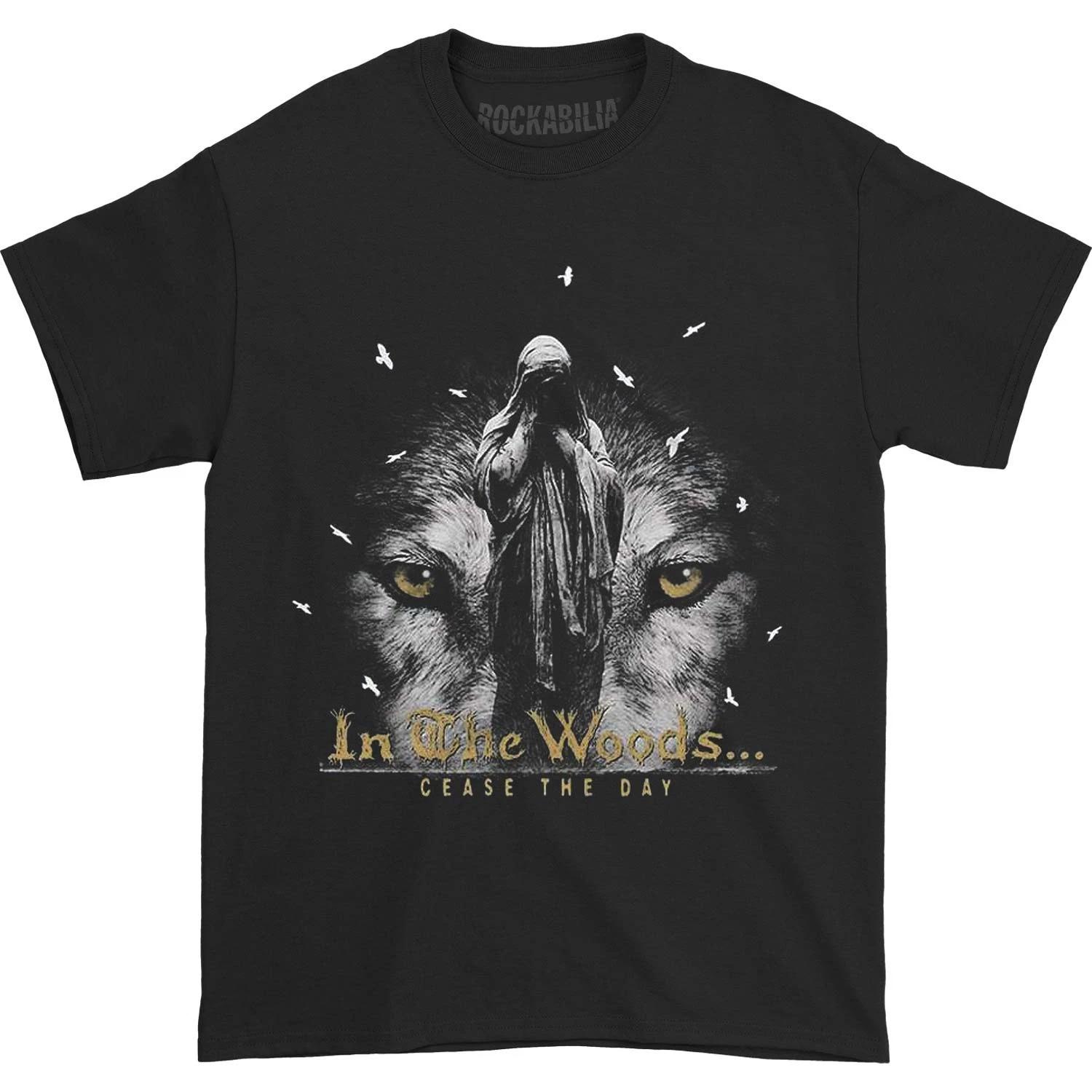 Men s In The Woods... Cease T-shirt X-Large Black XXXXL