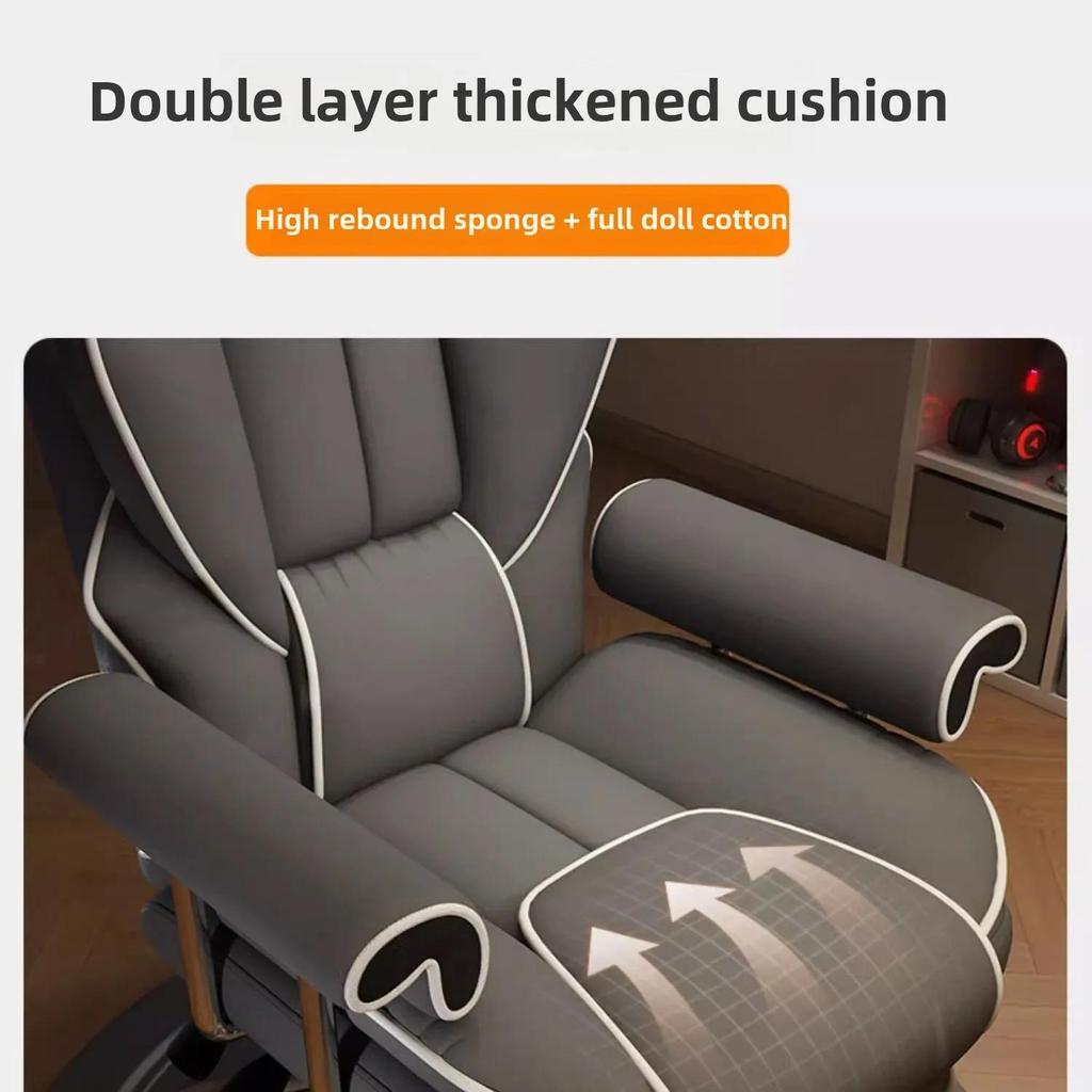 Sprach-Gaming-Stuhl Bequemer Büro-Heim-Computer-Gaming-Sofa-Stuhl Arbeit Studium Rückenlehne Drehstuhl