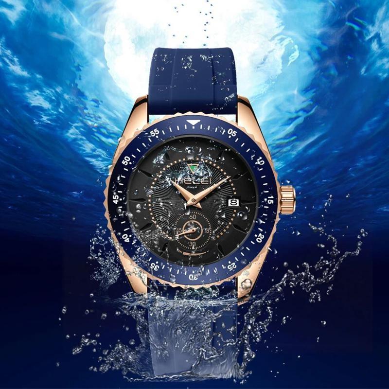 Men Sport Watch Top Brand Luxury Military Waterproof Male Clock Quartz Business Leather Wristwatch