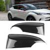 1 Pair of Carbon Fiber Style Rear View Side Mirror Cover Trim Fit for Toyota CHR