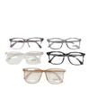 Personalized Tr Transparent Frame Anti-Blue Flat Mirror Women'S Plate Plain Face Core Myopia Optical Glasses Frame Men