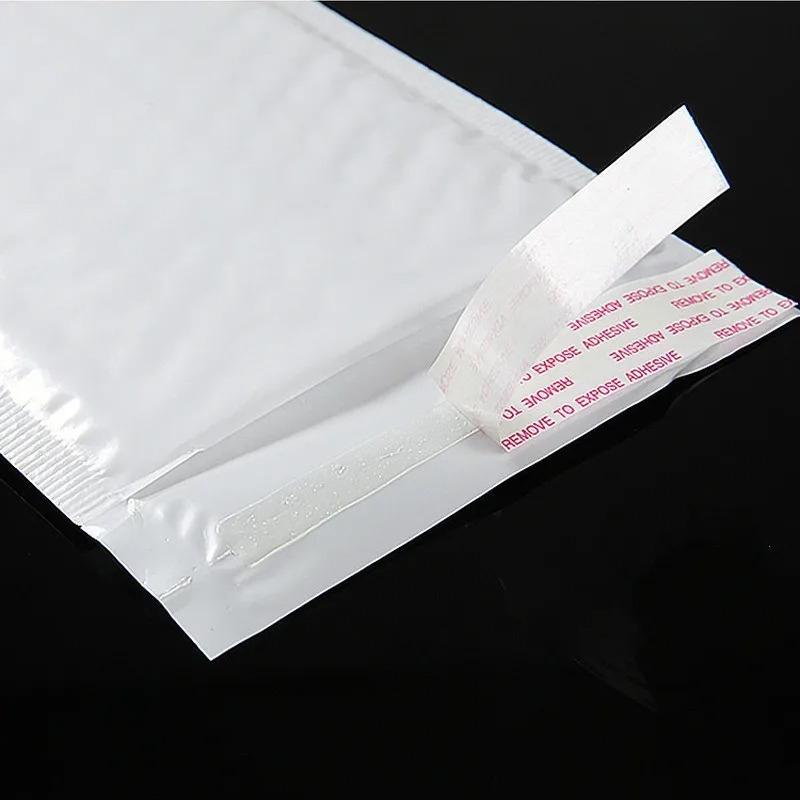 50Pcs White Foam Envelope Bag Mailers Padded Shipping Envelope with Bubble Mailing Bag Christmas Package Gift