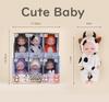 CuteBaby Baby Dolls, Mini Baby Dolls, Set of 6, Reborn Dolls, Cute, Adorable, Animal Costumes, Dress-Up, Gift, Ages 5 and Up, Set C
