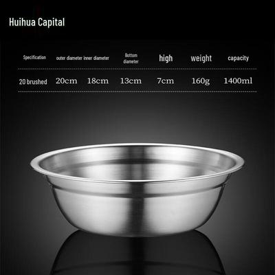 HUIHUADU 304 Stainless Steel Multipurpose Bowl