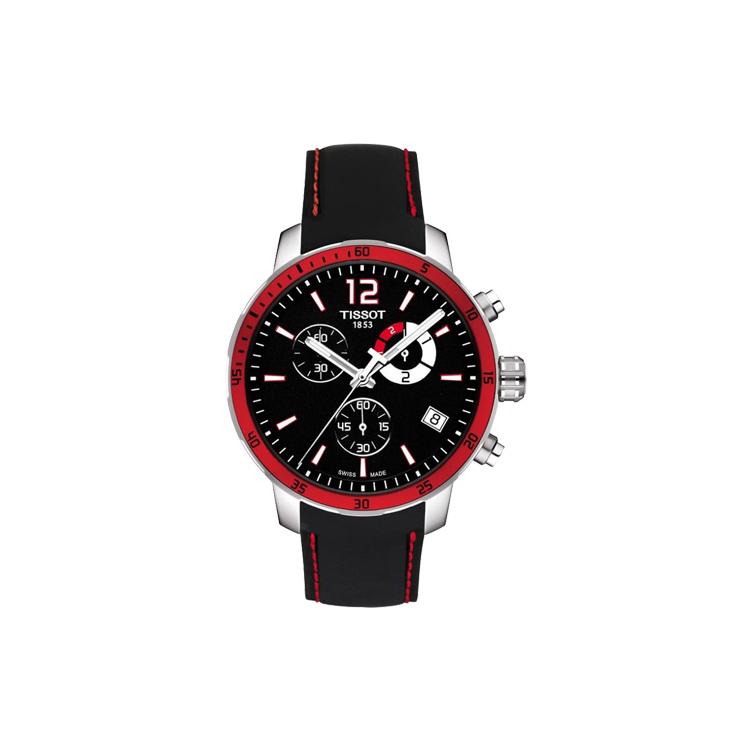 TISSOT Time Jog Collection Sports Collection Quartz Movement Men s Watches Watch 42mm Black Dial T095.449.17.057.01 Black Dial
