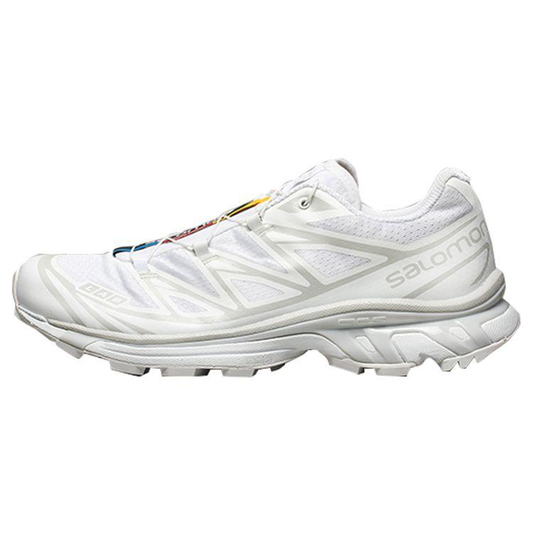 

Salomon XT-6 Спортивные кроссовки для улицы Сетчатые Синтетическая кожа Прочные Низкие Беговые Кроссовки Унисекс Glacier-White 412529 38⅔