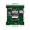 5V 2.1A Double USB Type-C QC Power Panel Socket Embedded USB Desktop Receptacle AC Power Charging Module