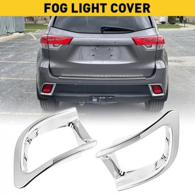 For Toyota Highlander 2014- Chrome Rear Fog Lamp Light Cover Trim Garnish US