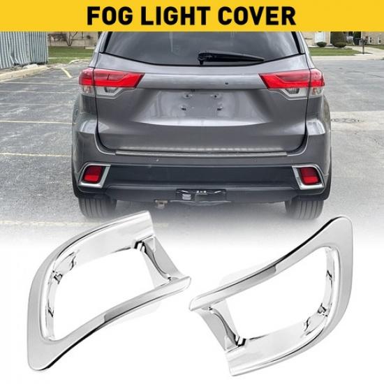 Для Toyota Highlander 2014- Хромированная накладка на задний противотуманный фонарь US